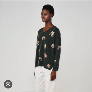 Tiger Foil Crewneck Sweater